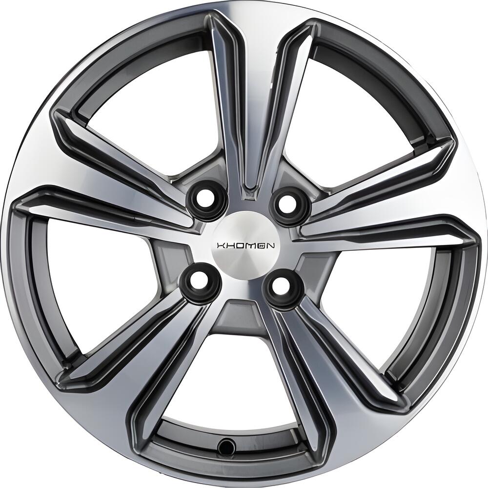 Khomen Wheels KHW1502 Vesta 6x15 4x100 ET 50 Dia 60 G-Silver-FP