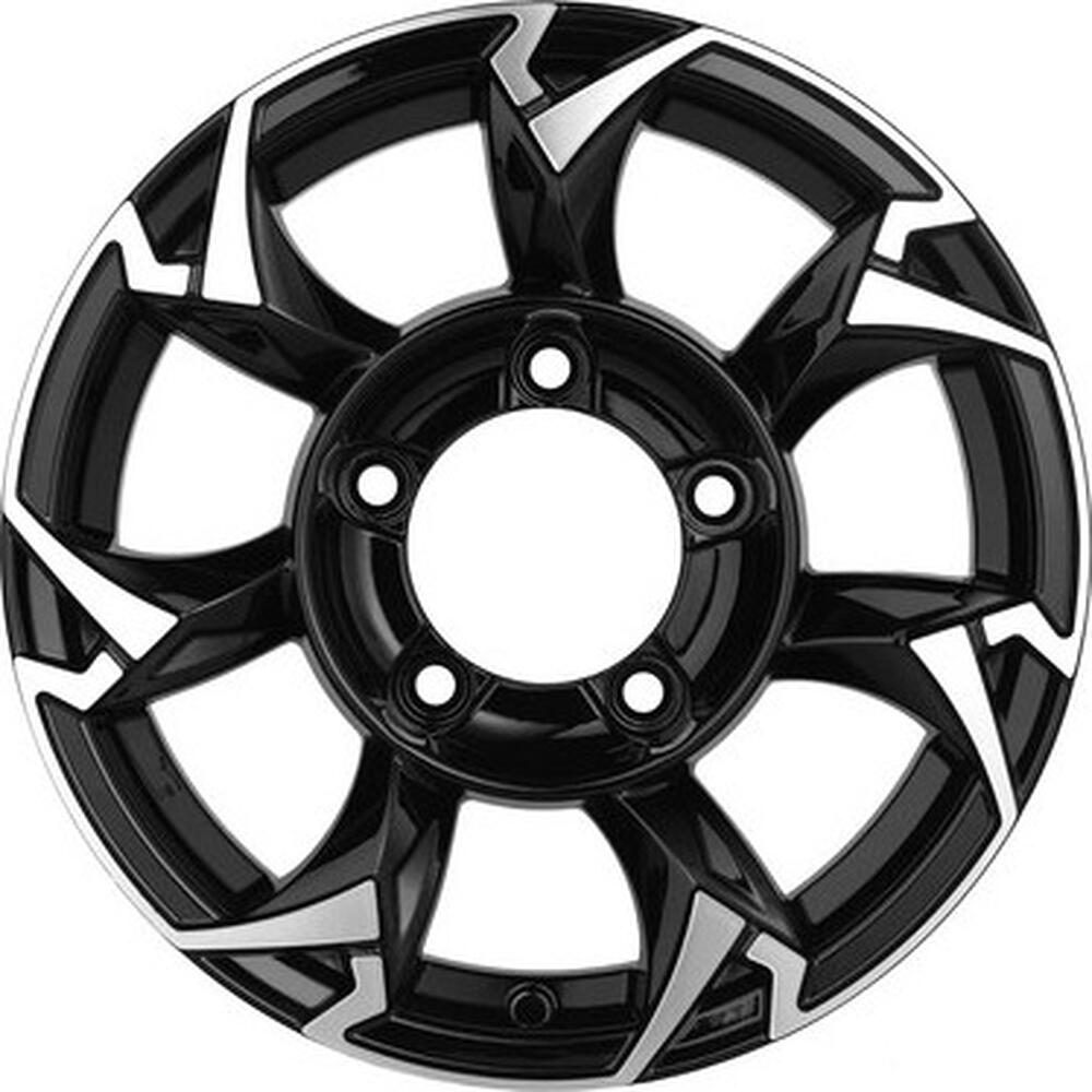 Khomen Wheels KHW1505 (Jimny) 5.5x15 5x139.7 ET -20 Dia 108.1 Black-FP