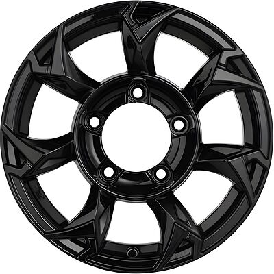 Khomen Wheels KHW1505 (Lada NIVA 4x4) 5.5x15 5x139.7 ET 5 Dia 98.5 Black