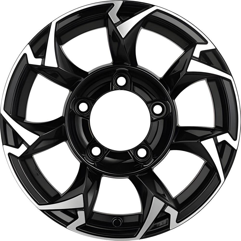 Khomen Wheels KHW1505 (Lada NIVA 4x4) 5.5x15 5x139.7 ET 5 Dia 98.5 Black-FP
