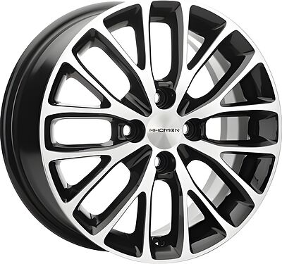 Khomen Wheels KHW1506 (Nexia) 6x15 4x100 ET 45 Dia 56.6 Black-FP