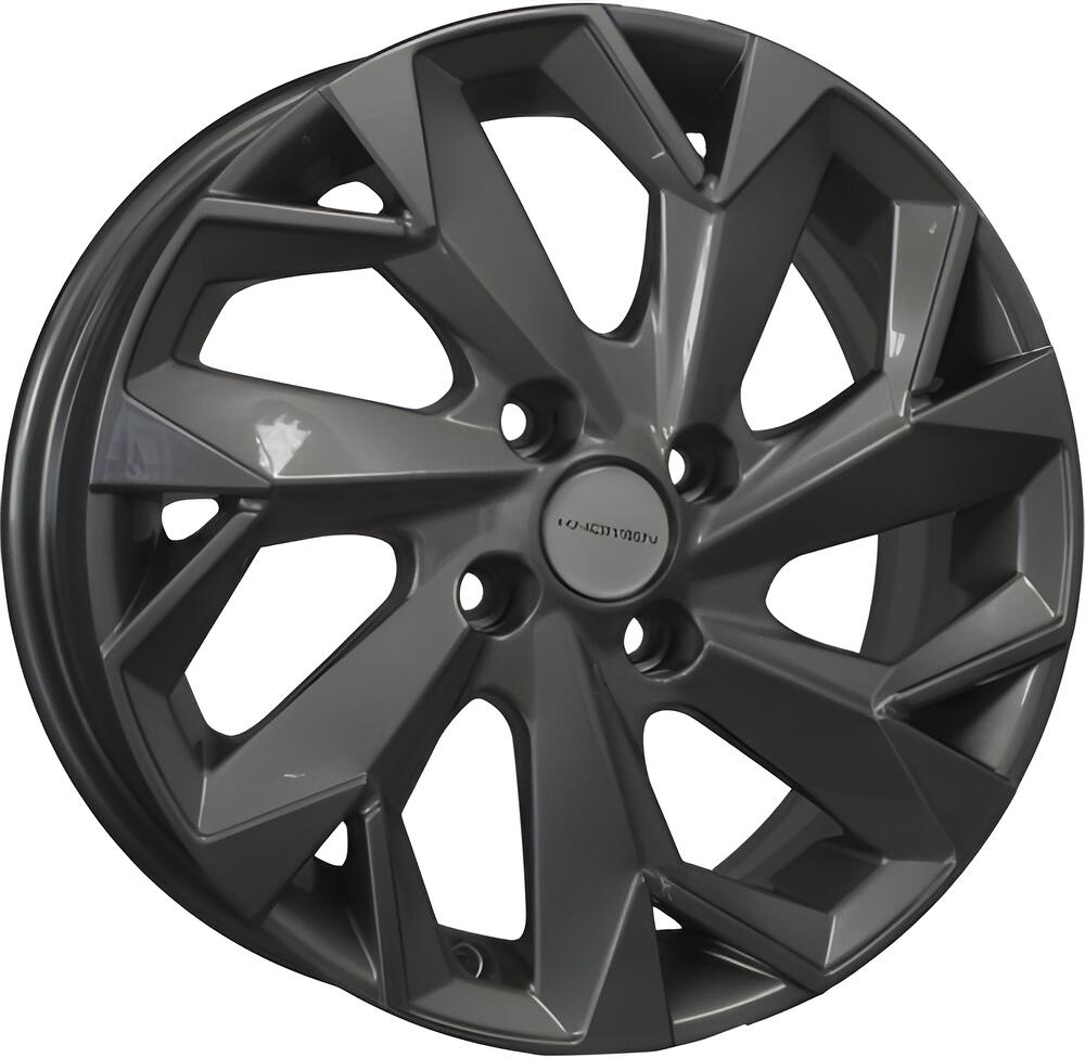 Khomen Wheels KHW1508 (Logan/Sandero) 6x15 4x100 ET 40 Dia 60.1 Gray