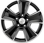 Khomen Wheels KHW1601 (Chery Tiggo 3/Tiggo 3 Pro) 6.5x16 5x108 ET 45 Dia 60.1 Black-FP Khomen Wheels KHW1601 (Chery Tiggo 3/Tiggo 3 Pro) 6.5x16 5x108 ET 45 Dia 60.1 Black-FP