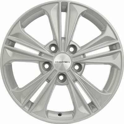 Khomen Wheels KHW1603 (Jetta) 6x16 5x112 ET 50 Dia 57.1 F-Silver