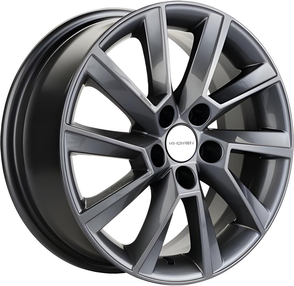 Khomen Wheels KHW1604 (Kamiq/Rapid/Scala) 6x16 5x100 ET 38 Dia 57.1 Gray