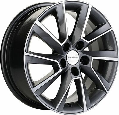 Khomen Wheels KHW1604 (Kamiq/Rapid/Scala) 6x16 5x100 ET 38 Dia 57.1 Gray-FP