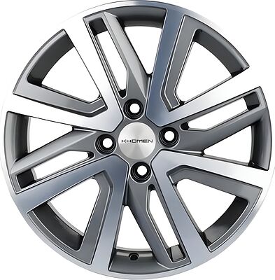 Khomen Wheels KHW1609 (Stepway) 6x16 4x100 ET 37 Dia 60.1 Gray-FP