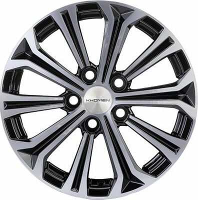 Khomen Wheels KHW1610 (Fluence) 6.5x16 5x114.3 ET 47 Dia 66.1 Black-FP