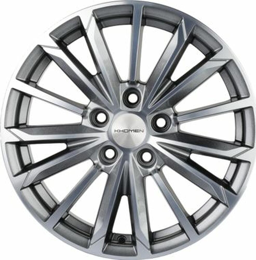 Khomen Wheels KHW1611 (Qashqai) 6.5x16 5x114.3 ET 40 Dia 66.1 G-Silver-FP