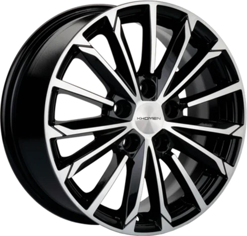 Khomen Wheels KHW1611 (Tiggo 3) 6.5x16 5x108 ET 45 Dia 60.1 Black-FP