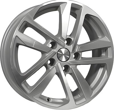 Khomen Wheels KHW1612 (Mitsubishi) 6.5x16 5x114.3 ET 46 Dia 67.1 F-Silver-FP