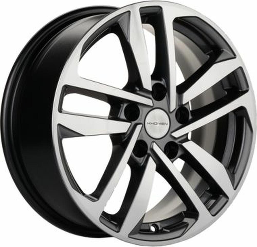 Khomen Wheels KHW1612 (Octavia A5/Golf/Jetta) 6.5x16 5x112 ET 50 Dia 57.1 Gray-FP