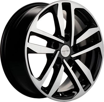 Khomen Wheels KHW1612 (Polo) 6.5x16 5x100 ET 39 Dia 57.1 Black-FP