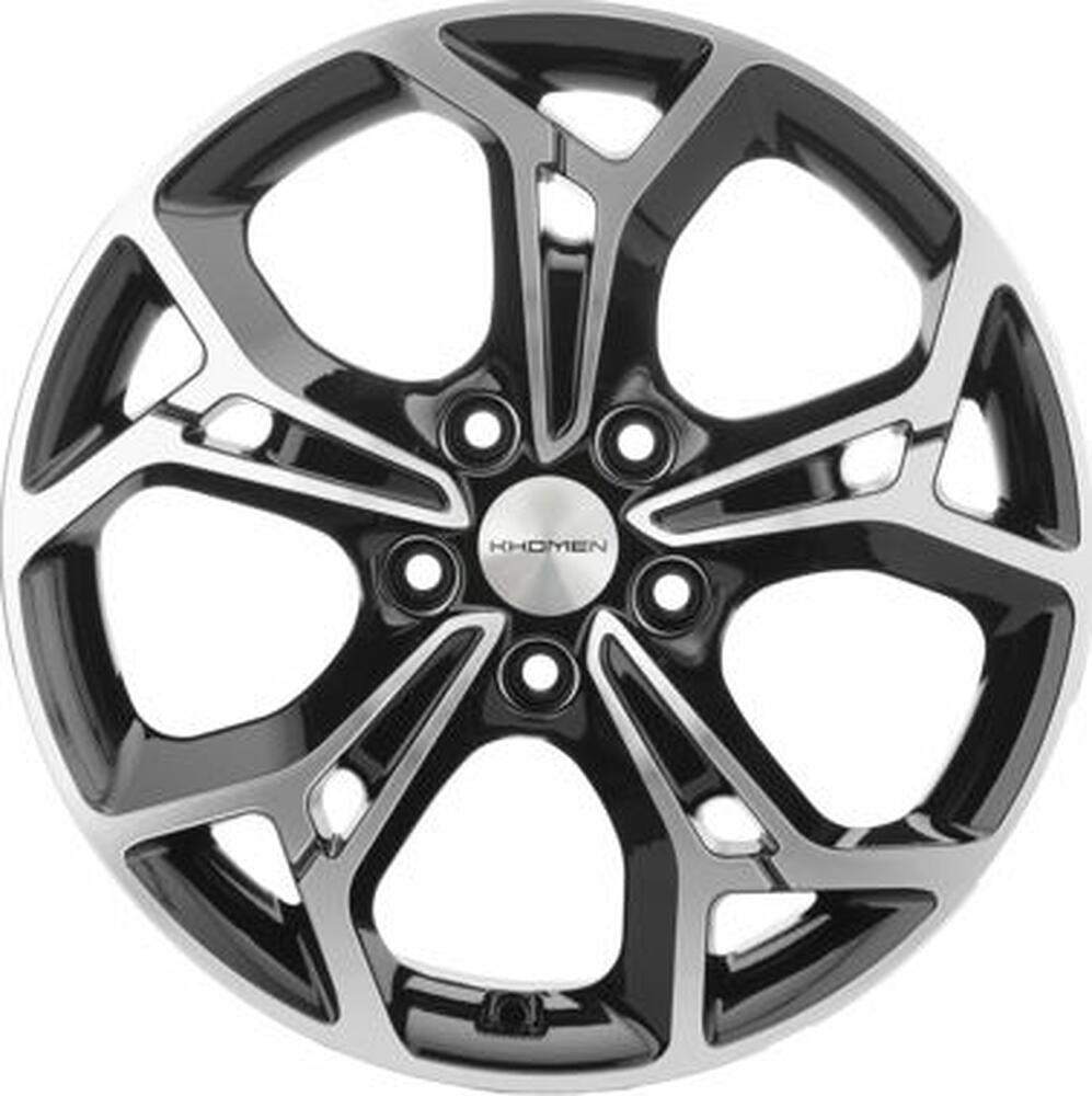Khomen Wheels KHW1702 (CX-5/Seltos) 7x17 5x114.3 ET 50 Dia 67.1 Black-FP