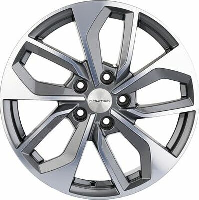 Khomen Wheels KHW1703 (Juke) 7x17 5x114.3 ET 47 Dia 66.1 Gray-FP