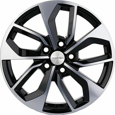 Khomen Wheels KHW1703 (Tiguan) 7x17 5x112 ET 40 Dia 57.1 Black-FP