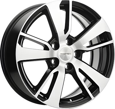 Khomen Wheels KHW1704 (BAIC U5 Plus) 7x17 5x110 ET 50 Dia 67.1 Black-FP