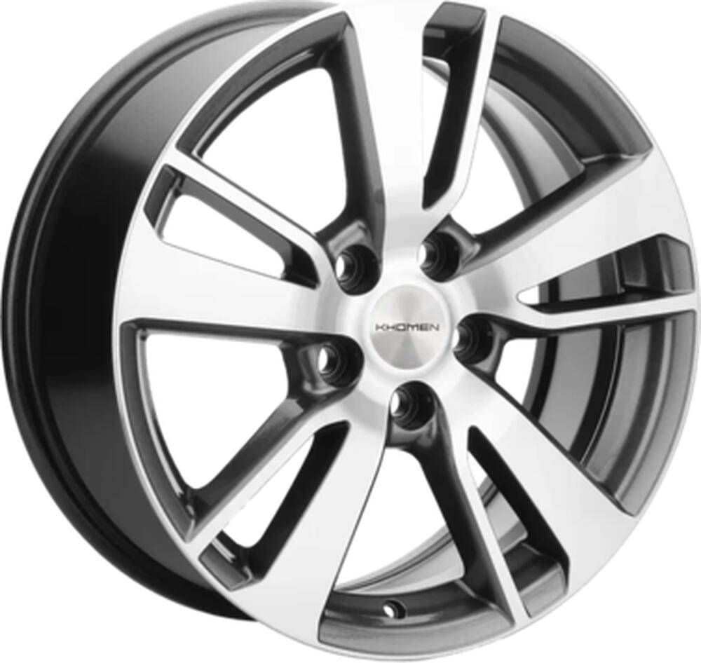 Khomen Wheels KHW1704 (Haval Jolion) 7x17 5x114.3 ET 37 Dia 66.5 Gray-FP