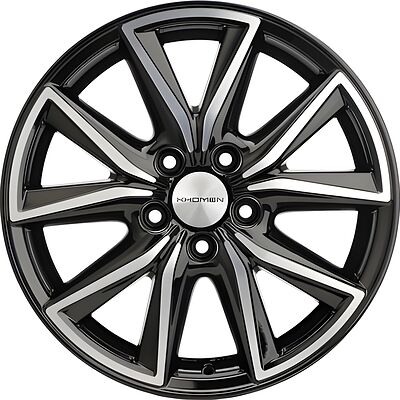Khomen Wheels KHW1706 CX-5/Seltos/Optima 7x17 5x114.3 ET 50 Dia 67.1 Black-FP