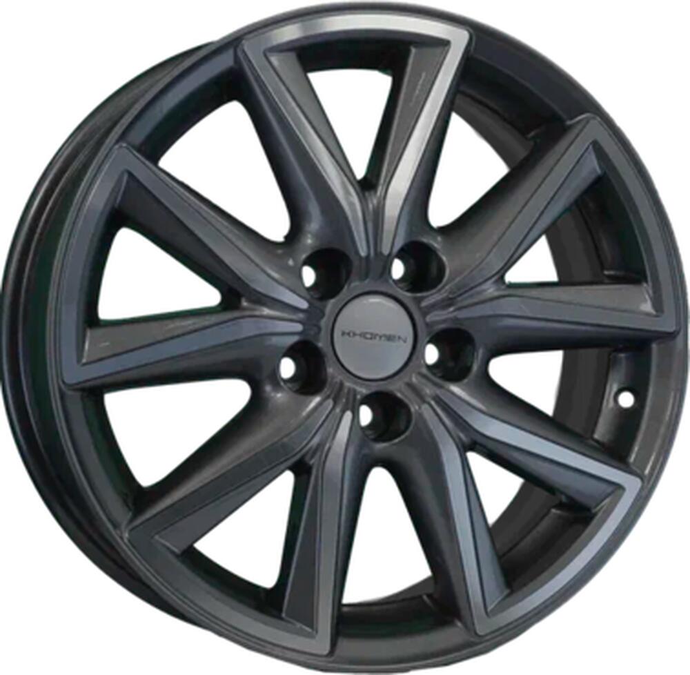 Khomen Wheels KHW1706 (Haval Jolion) 7x17 5x114.3 ET 37 Dia 66.5 Gray-FP