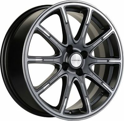 Khomen Wheels KHW1707 (KIA Rio I/II Solaris I/II) 6.5x17 4x100 ET 49 Dia 54.1 Gray-FP