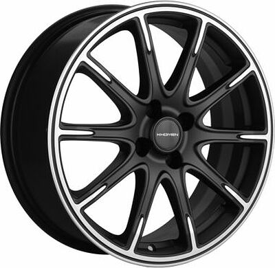 Khomen Wheels KHW1707 (Lada Vesta) 6.5x17 4x100 ET 50 Dia 60.1 Black-FP matt