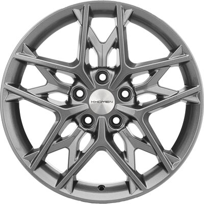 Khomen Wheels KHW1709 (Chery Tiggo 3/Tiggo 3 Pro) 7x17 5x108 ET 45 Dia 60.1 Gray
