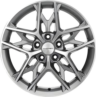 Khomen Wheels KHW1709 (Optima) 7x17 5x114.3 ET 50 Dia 67.1 Gray-FP