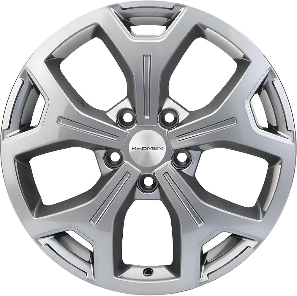 Khomen Wheels KHW1710 (Kaptur/Arkana) 6.5x17 5x114.3 ET 50 Dia 66.1 Gray