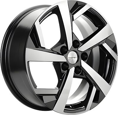 Khomen Wheels KHW1712 (Changan CS35/CS35 Pro) 7x17 5x110 ET 46 Dia 63.3 Black-FP