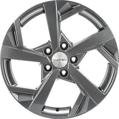Khomen Wheels KHW1712 7x17 5x114.3 ET 45 Dia 60.1 GRAY
