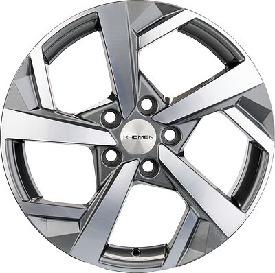 Khomen Wheels KHW1712 7x17 5x114.3 ET 40 Dia 66.1 GRAY-FP