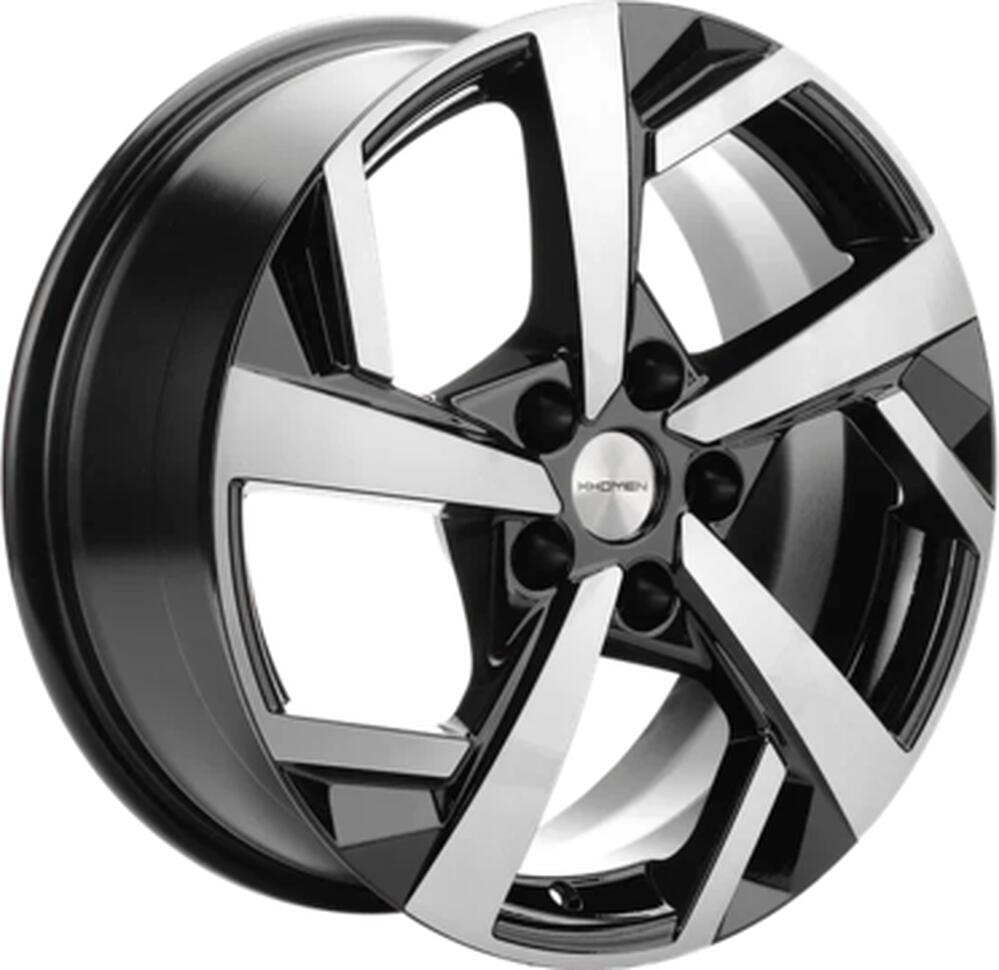 Khomen Wheels KHW1712 (Москвич 3) 7x17 5x108 ET 40 Dia 54.1 Black-FP