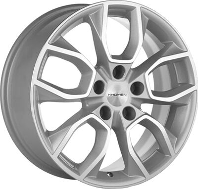Khomen Wheels KHW1713 (Besturn X40) 7x17 5x114.3 ET 40 Dia 57.1 F-Silver-FP