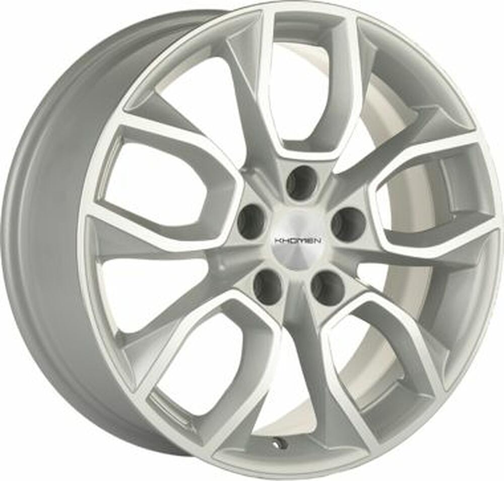 Khomen Wheels KHW1713 (Qashqai) 7x17 5x114.3 ET 40 Dia 66.1 F-Silver-FP
