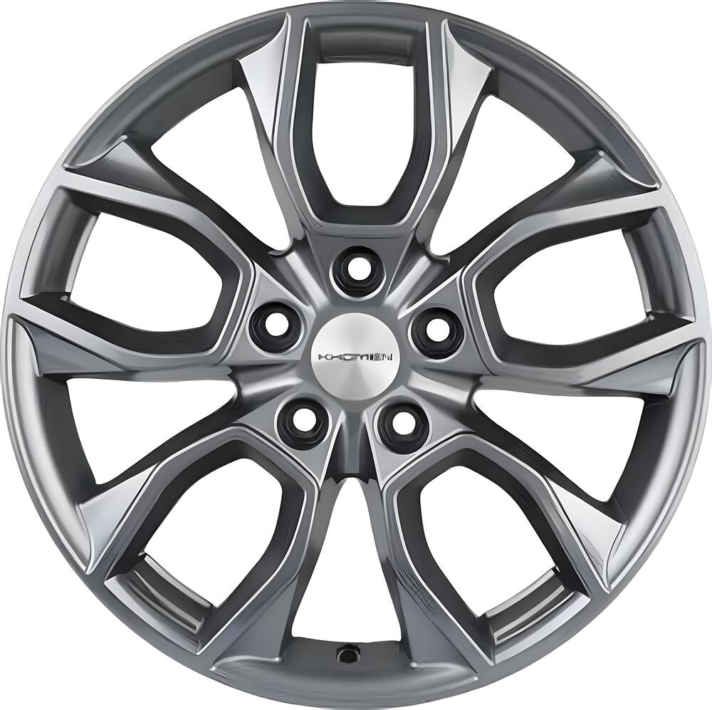 Khomen Wheels KHW1713 (Sportage) 7x17 5x114.3 ET 48.5 Dia 67.1 Gray