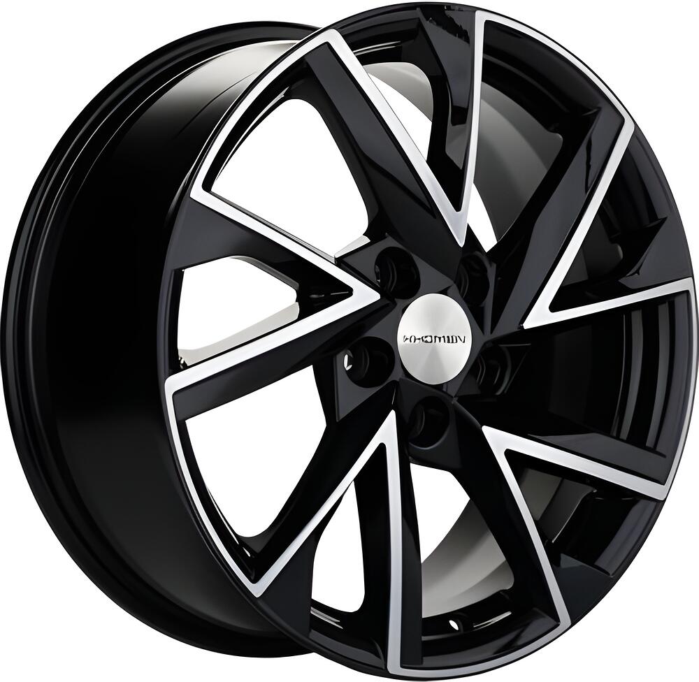 Khomen Wheels KHW1714 Chery Tiggo/Tiggo 7 Pro 7x17 5x108 ET 40 Dia 60 Black-FP