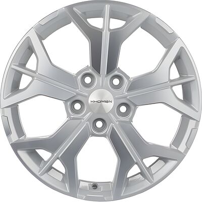 Khomen Wheels KHW1715 Kodiaq/Tiguan 7x17 5x112 ET 40 Dia 57.1 F-Silver-FP