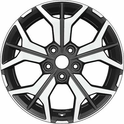 Khomen Wheels KHW1715 (Teana/X-trail) 7x17 5x114.3 ET 45 Dia 66.1 Black-FP
