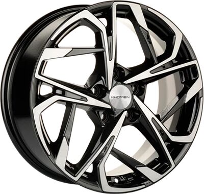 Khomen Wheels KHW1716 (Москвич 3) 7x17 5x108 ET 40 Dia 54.1 Black-FP