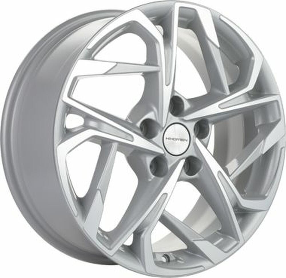 Khomen Wheels KHW1716 (Qashqai) 7x17 5x114.3 ET 40 Dia 66.1 F-Silver-FP