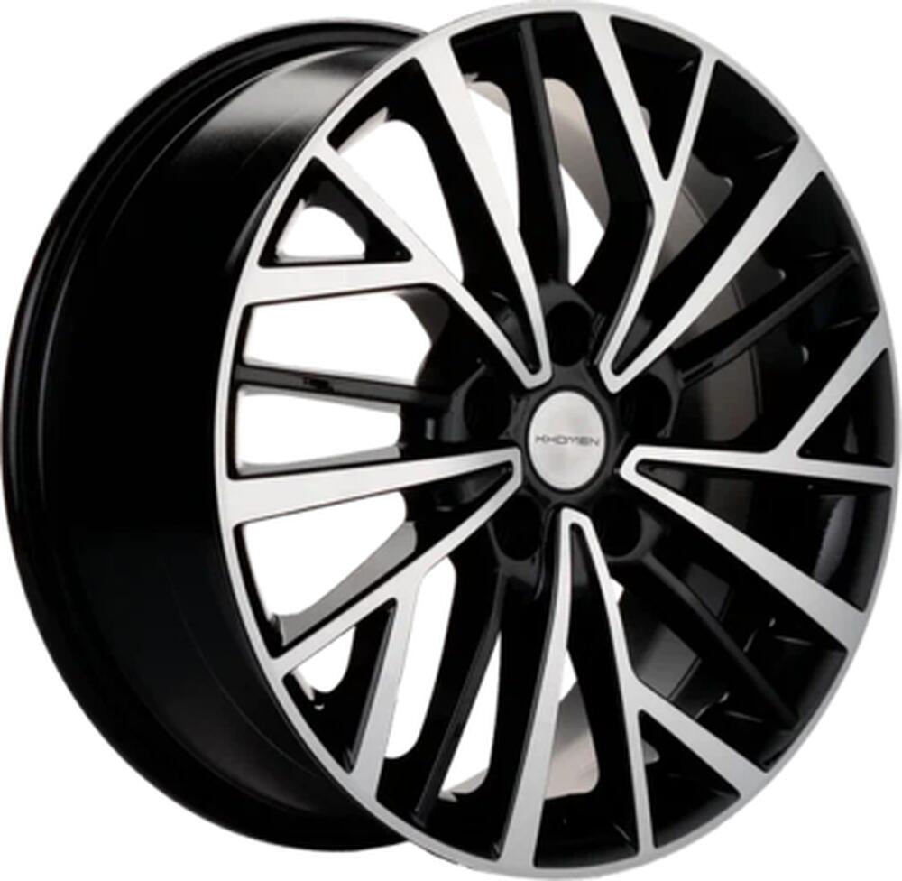 Khomen Wheels KHW1717 (Qashqai) 7x17 5x114.3 ET 40 Dia 66.1 Black-FP