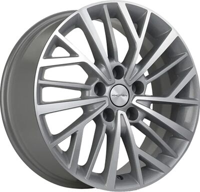 Khomen Wheels KHW1717 (Qashqai) 7x17 5x114.3 ET 40 Dia 66.1 F-Silver-FP