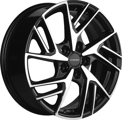 Khomen Wheels KHW1722 (Elantra/i30) 6.5x17 5x114.3 ET 46 Dia 67.1 Black-FP