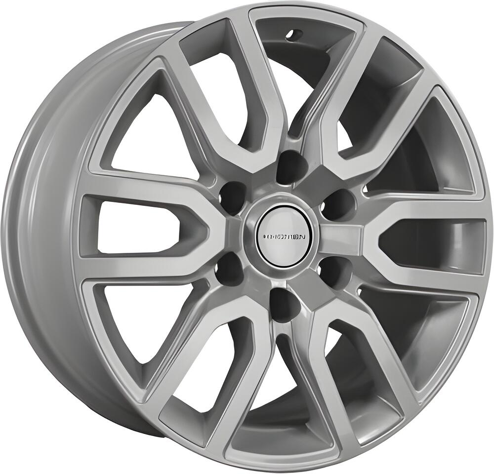 Khomen Wheels KHW1723 (JAC T6 Pickup) 8x17 6x139.7 ET 30 Dia 106.1 F-Silver