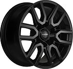 Khomen Wheels KHW1723 LC Prado/Lexus GX 8x17 6x139 ET 25 Dia 106 Black
