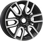 Khomen Wheels KHW1723 (Mazda BT50) 8x17 6x139.7 ET 45 Dia 93.1 Black-FP