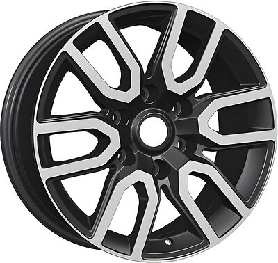Khomen Wheels KHW1723 (Mazda BT50) 8x17 6x139.7 ET 45 Dia 93.1 Black-FP