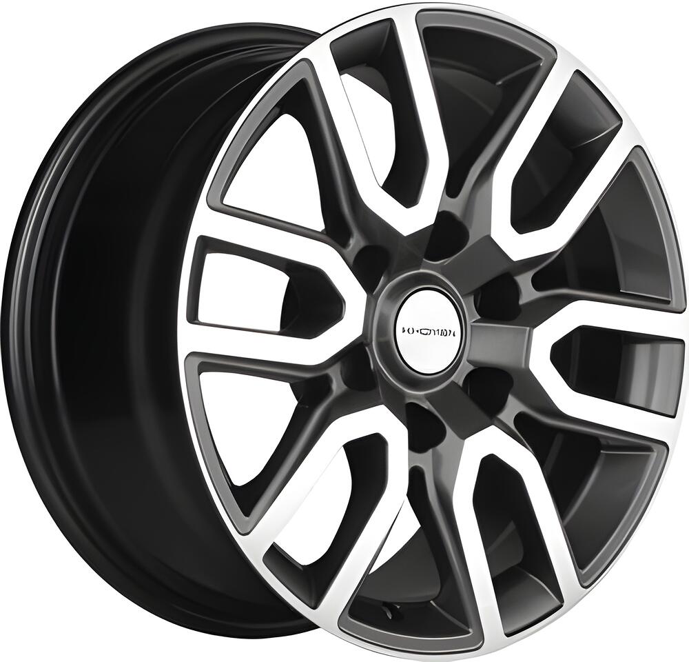 Khomen Wheels KHW1723 (Pajero) 8x17 6x139.7 ET 46 Dia 67.1 Gray-FP