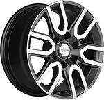 Khomen Wheels KHW1723 (Tank 300) 8x17 6x139.7 ET 36 Dia 100.1 Gray-FP Khomen Wheels KHW1723 (Tank 300) 8x17 6x139.7 ET 36 Dia 100.1 Gray-FP